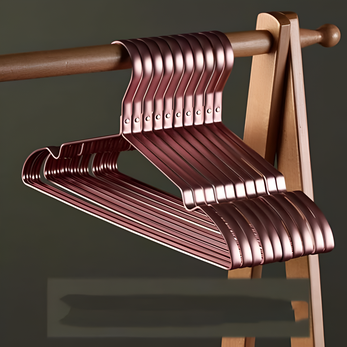 Luxury Non-Slip Aluminium Hangers – Organization & Style for the Wardrobe