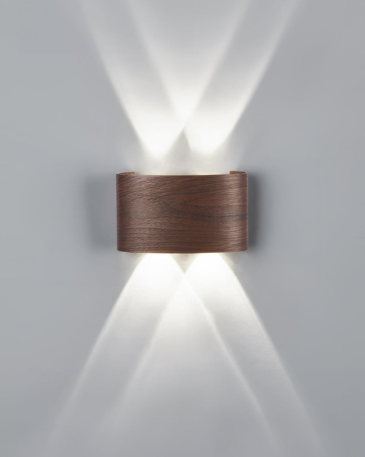 Luxury Wood-Grain Wall Lamp for Timeless Ambiance
