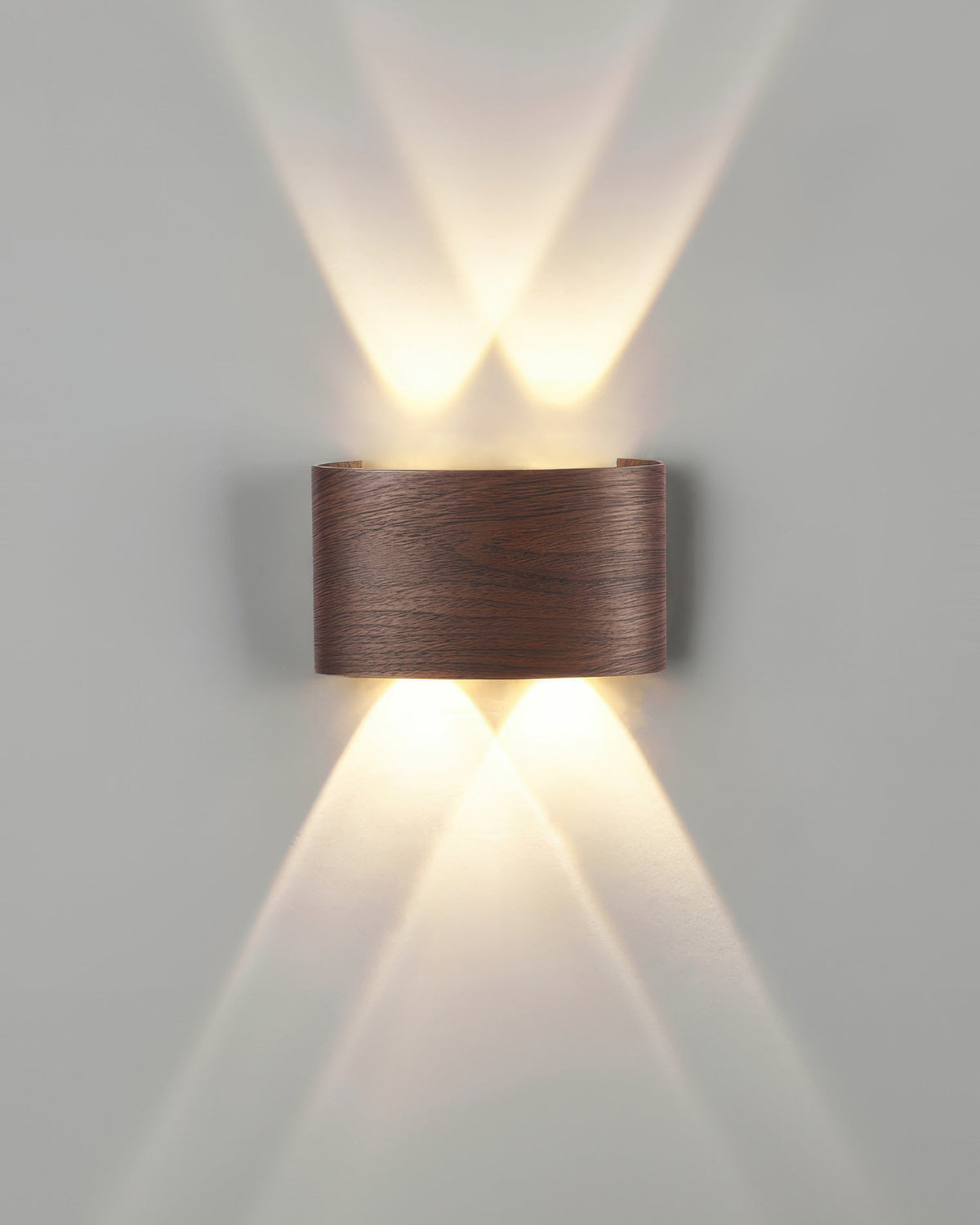 Luxury Wood-Grain Wall Lamp for Timeless Ambiance