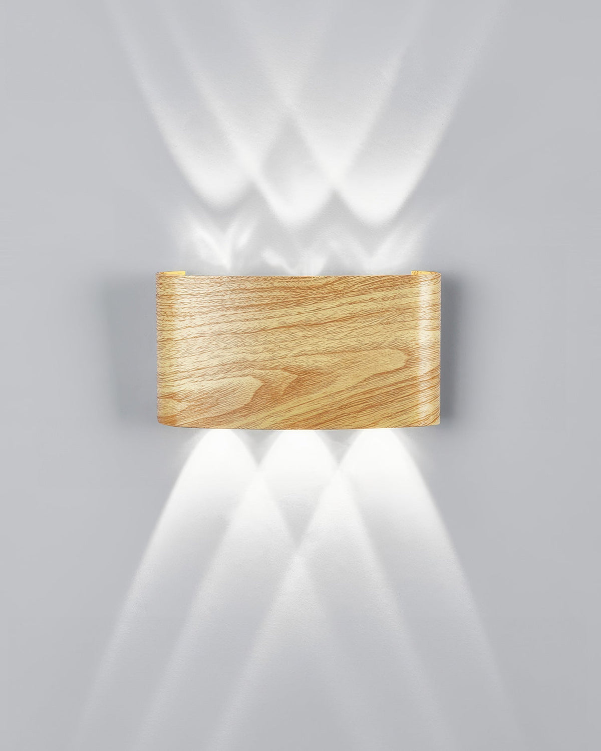 Luxury Wood-Grain Wall Lamp for Timeless Ambiance