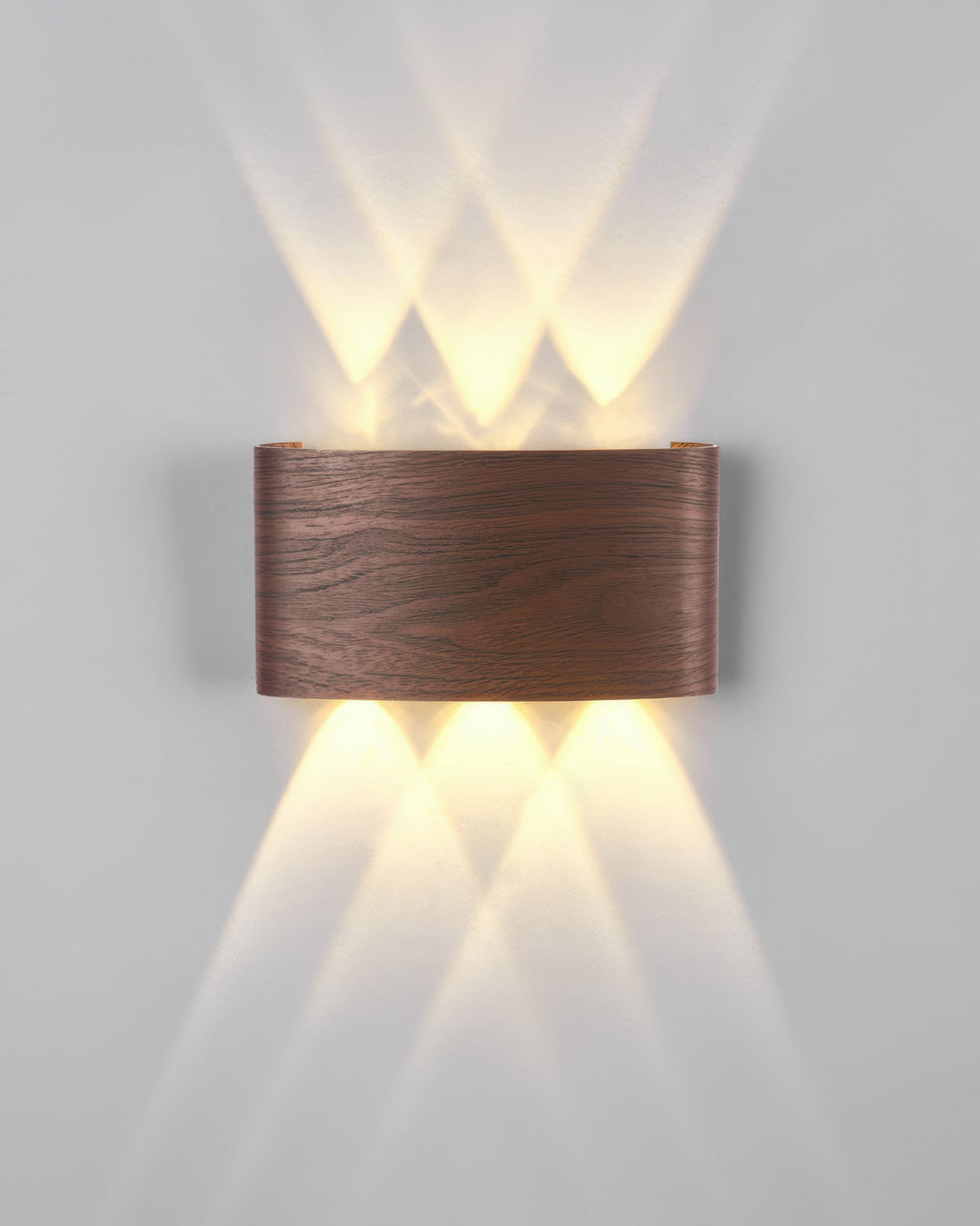 Luxury Wood-Grain Wall Lamp for Timeless Ambiance