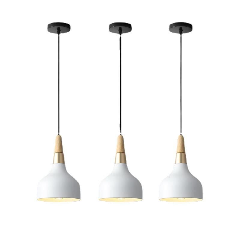 Macaron Style Metal Pendant Light - Modern Elegant Hanging Lamp - Image 1