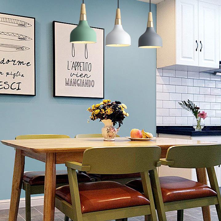 Macaron Style Metal Pendant Light - Modern Elegant Hanging Lamp - Image 3
