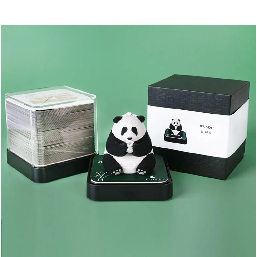 Magic 2026 Calendar – Panda with Lights