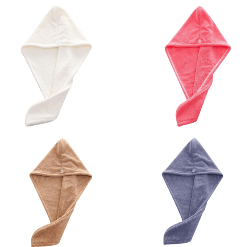 Magic Microfiber Hair Towel, Quick Drying, Convenient Closure, Soft and Lightweight – Ideal for Everyday Use