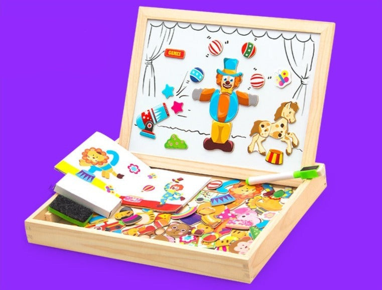 Magnetic Drawing and Puzzle Board