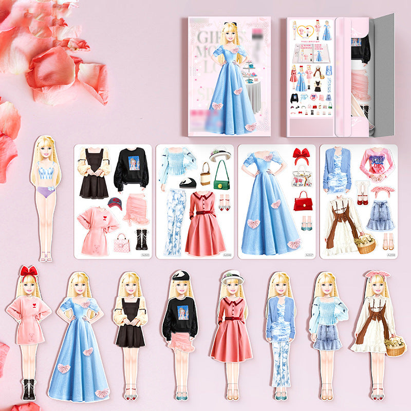Magnetic Dress-Up Doll for Girls