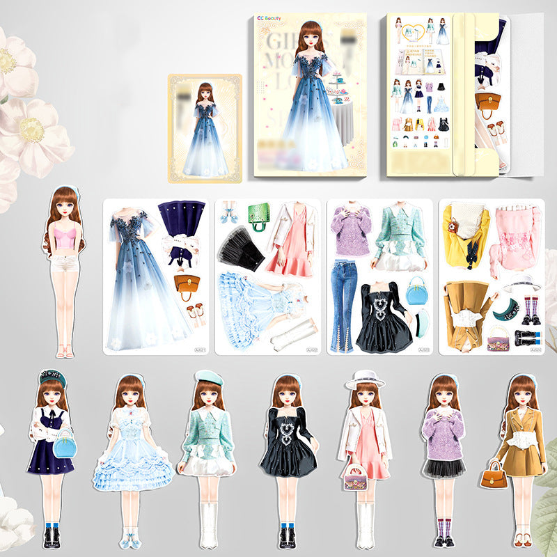 Magnetic Dress-Up Doll for Girls