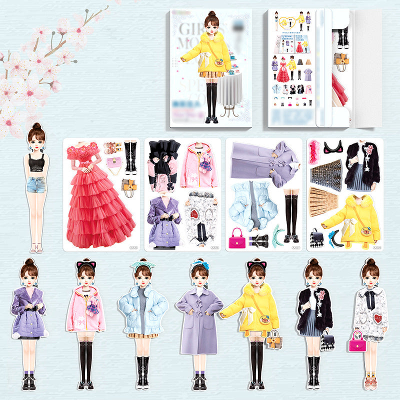 Magnetic Dress-Up Doll for Girls