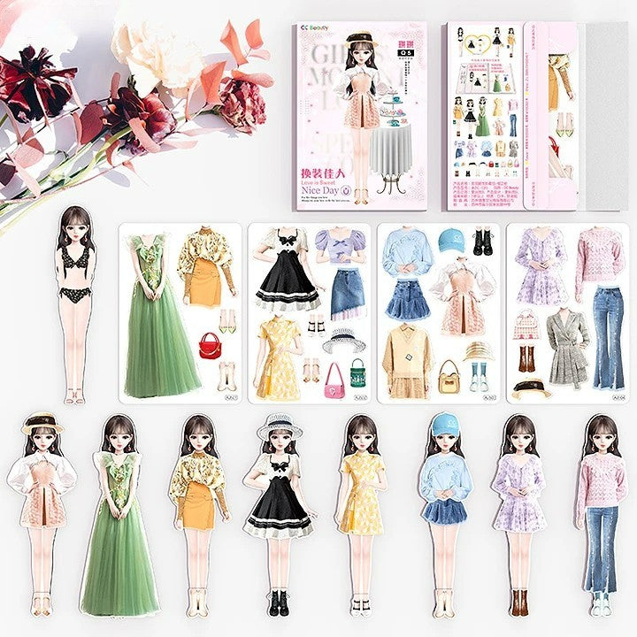 Magnetic Dress-Up Doll for Girls
