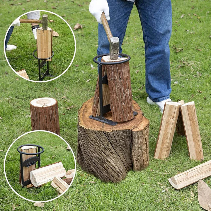 Manual Wood Splitter - Heavy Duty Firewood Kindling Splitter - Gadget - Image 3