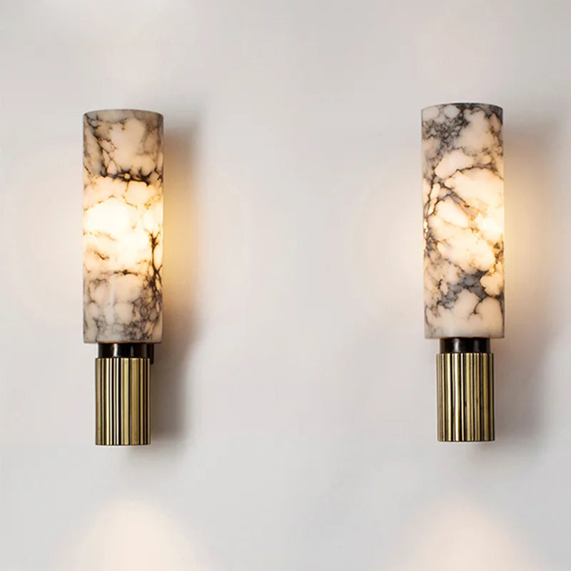 Marble Wall Lamp - Modern LED Sconce - Luxurious Wall Light - Image 3