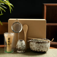 Matcha Ceramic Set - Traditional Tea Ceremony | 6 Pieces
