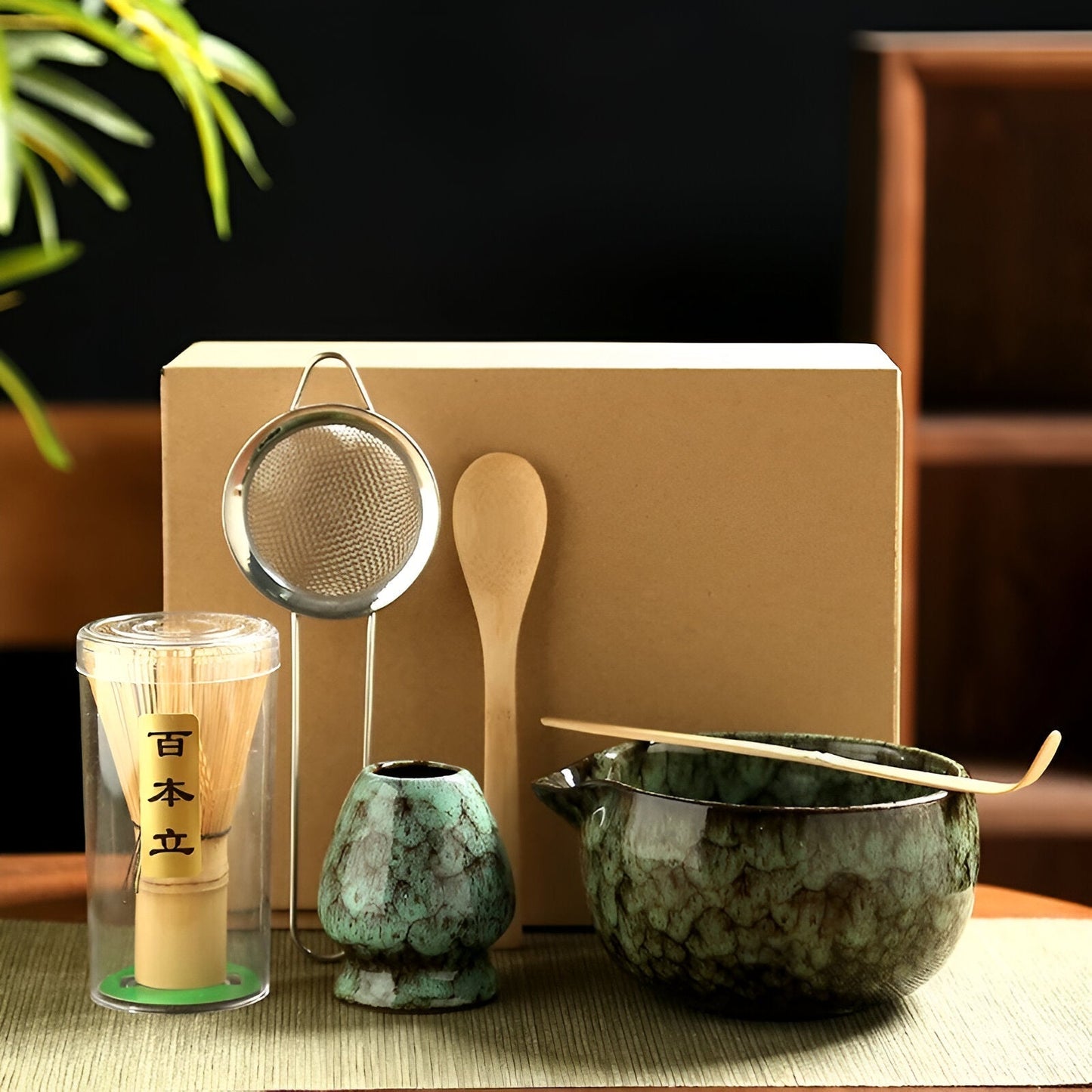 Matcha Ceramic Set - Traditional Tea Ceremony | 6 Pieces