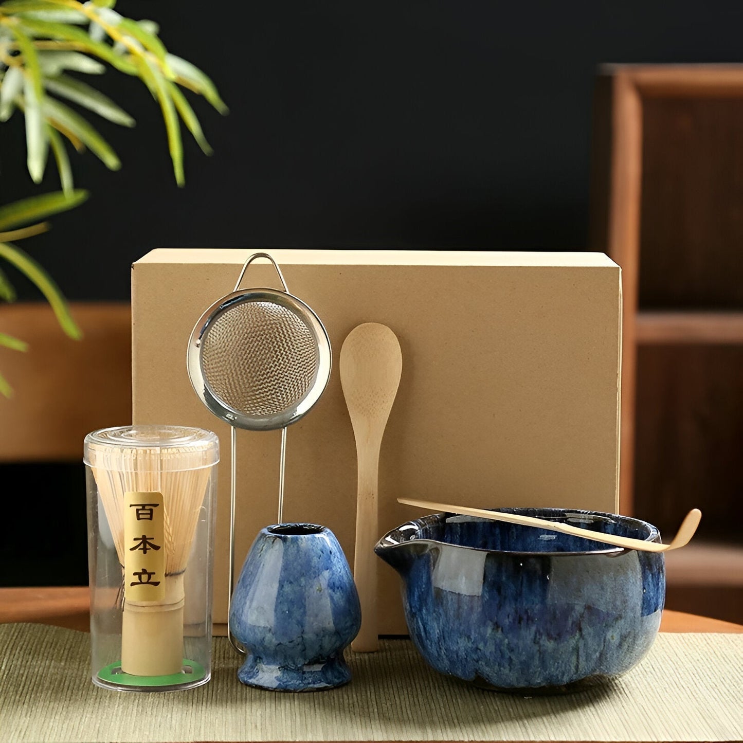 Matcha Ceramic Set - Traditional Tea Ceremony | 6 Pieces