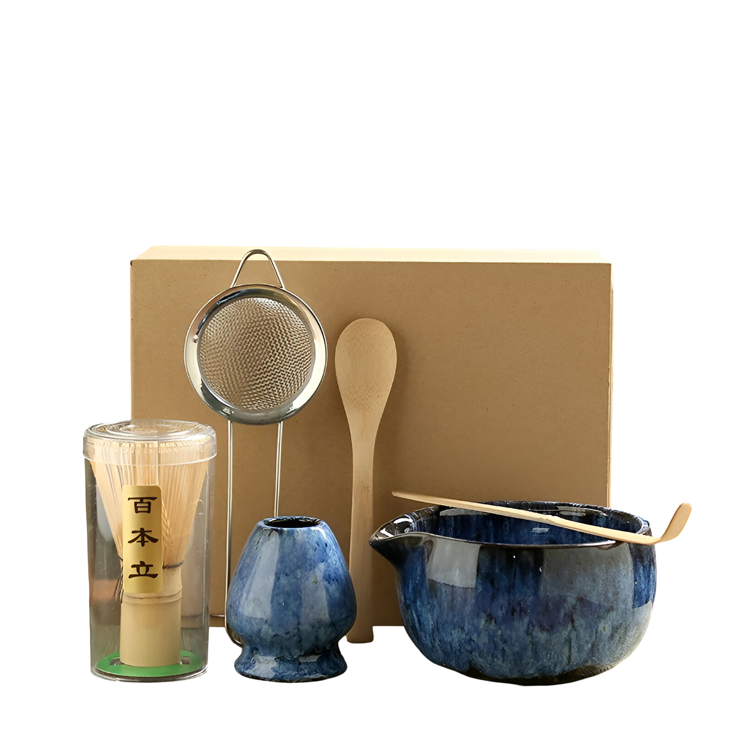 Matcha Tea Set - 6 Piece Traditional Preparation Kit - Authentic Style - Image 1