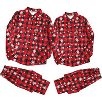Matching Christmas Pajamas - Plaid Pajama Set for Couples