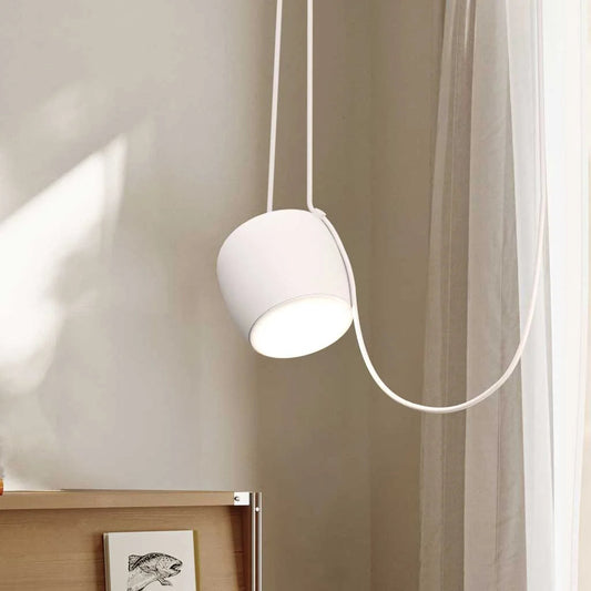 Matte Pendant Lamp - Modern Scandinavian Style Hanging Light - Image 1