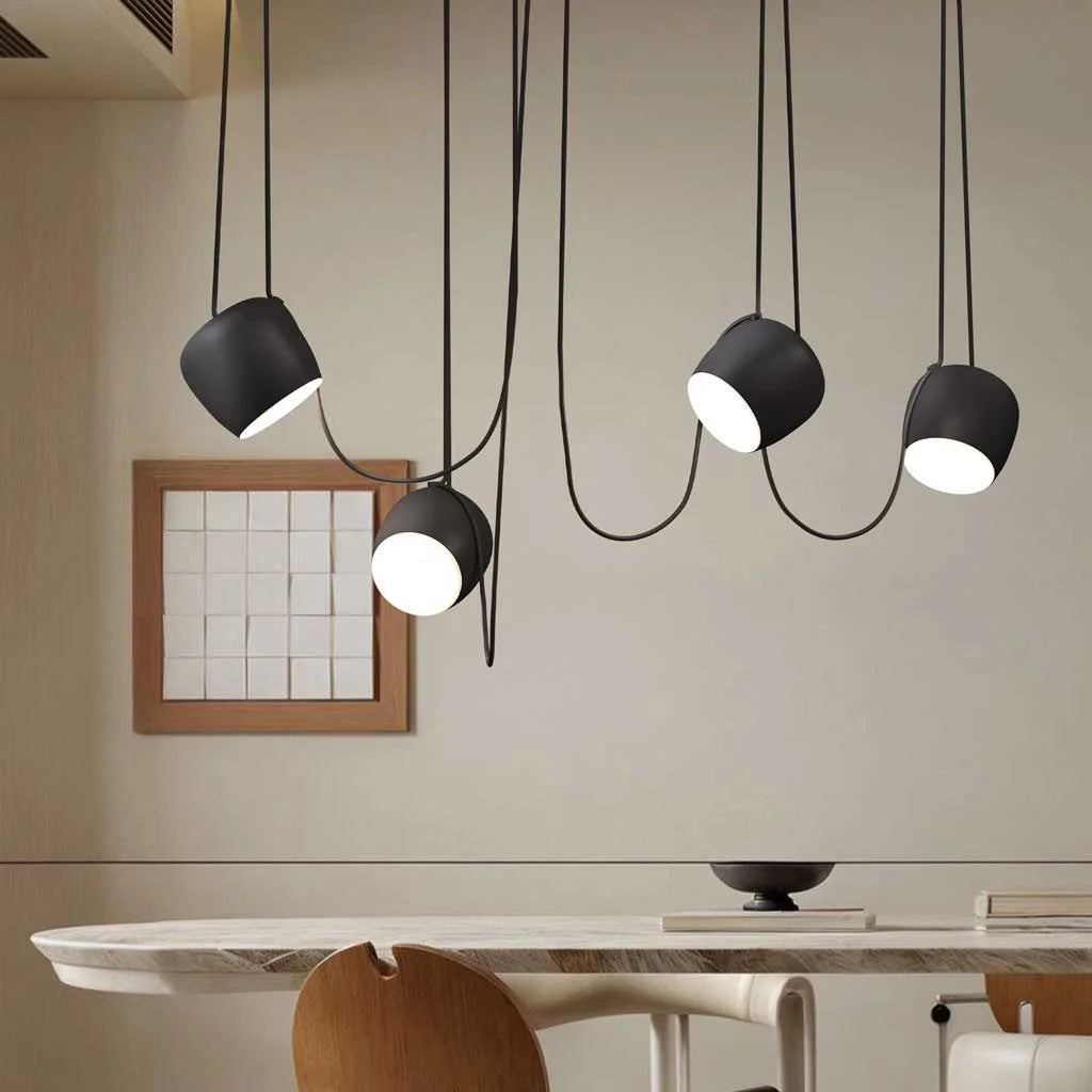 Matte Pendant Lamp - Modern Scandinavian Style Hanging Light - Image 11