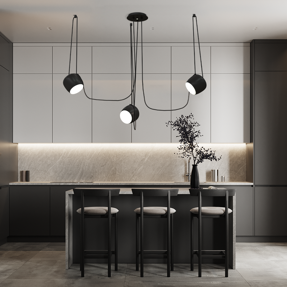 Matte Pendant Lamp - Modern Scandinavian Style Hanging Light - Image 2