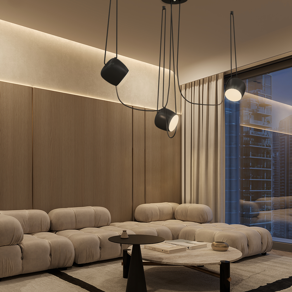 Matte Pendant Lamp - Modern Scandinavian Style Hanging Light - Image 3