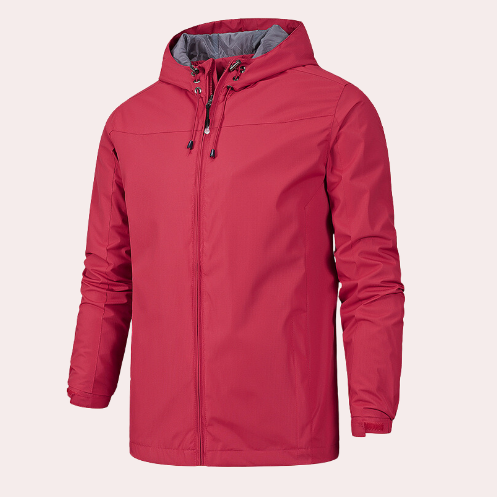 Men's All-Season Hooded Outdoor Windbreaker Jacket