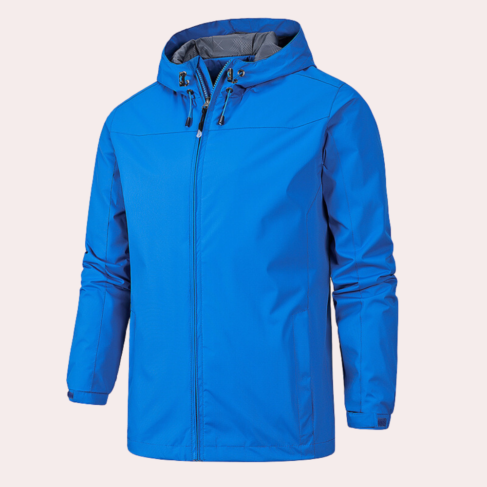 Men's All-Season Hooded Outdoor Windbreaker Jacket