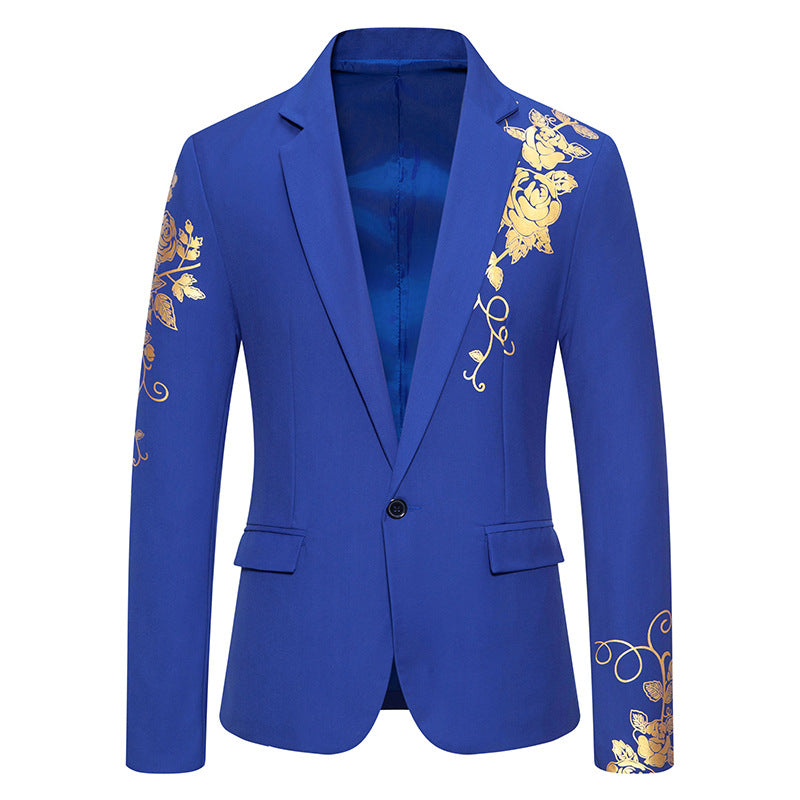 Men's Elegant Floral Blazer