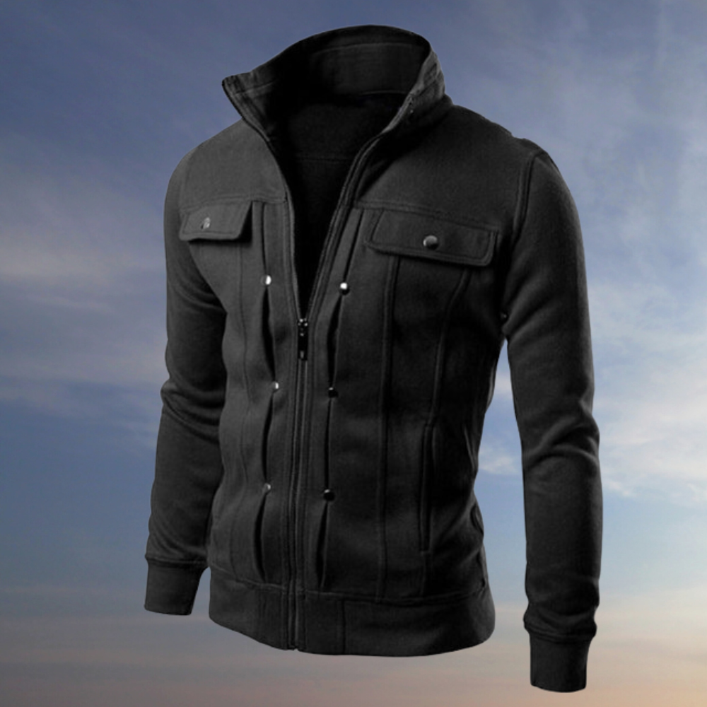 Men's Elegant Long-Fit Jacket, High Quality