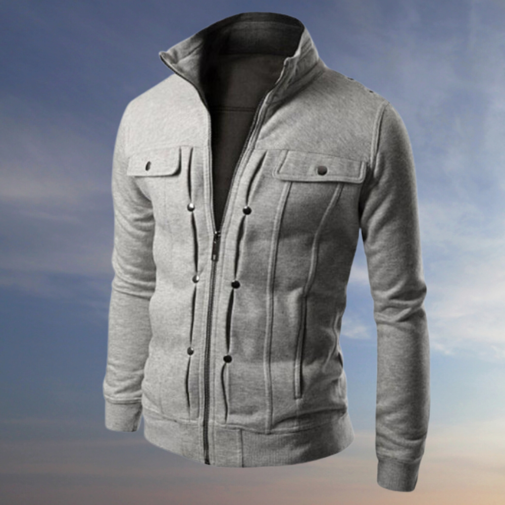 Men's Elegant Long-Fit Jacket, High Quality