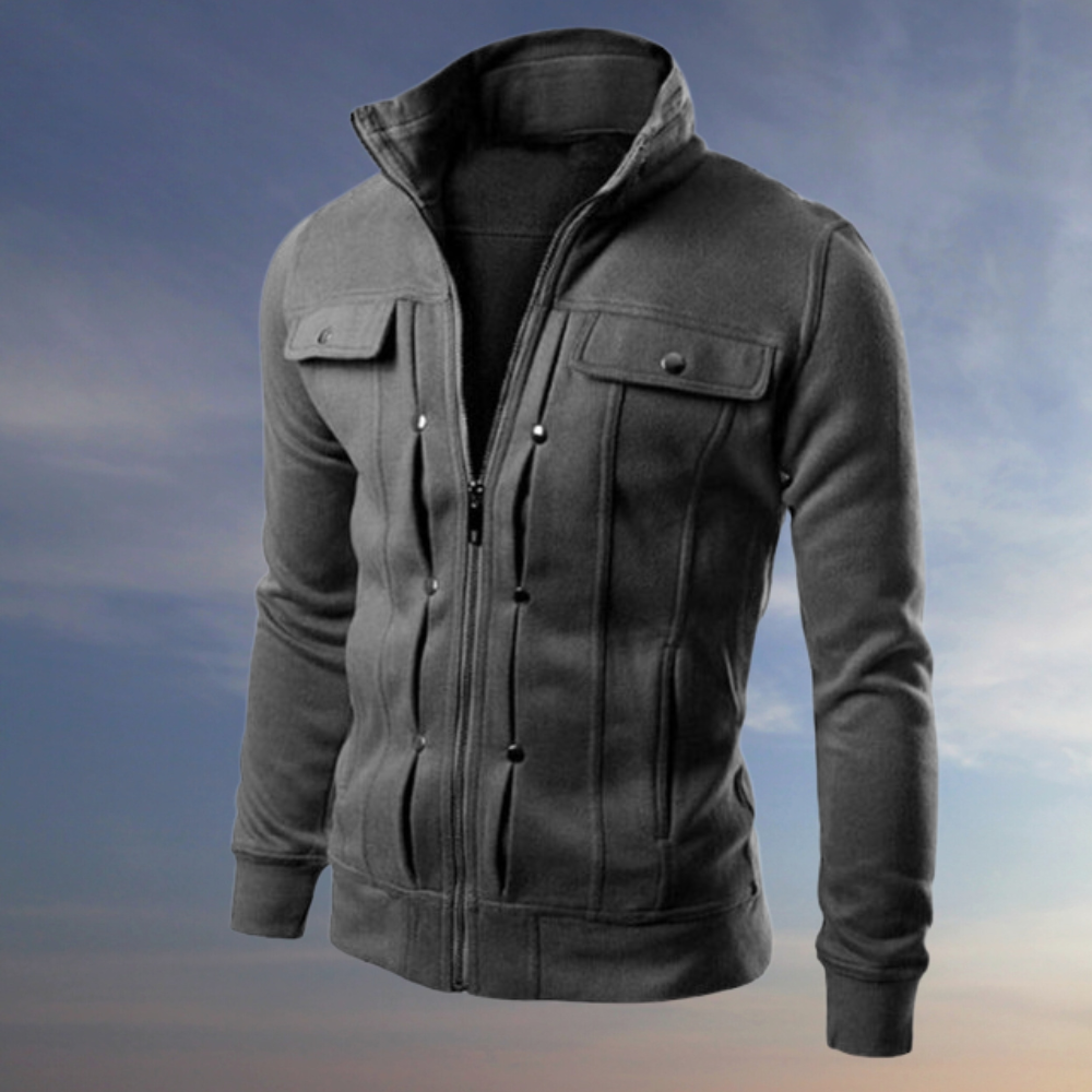 Men's Elegant Long-Fit Jacket, High Quality