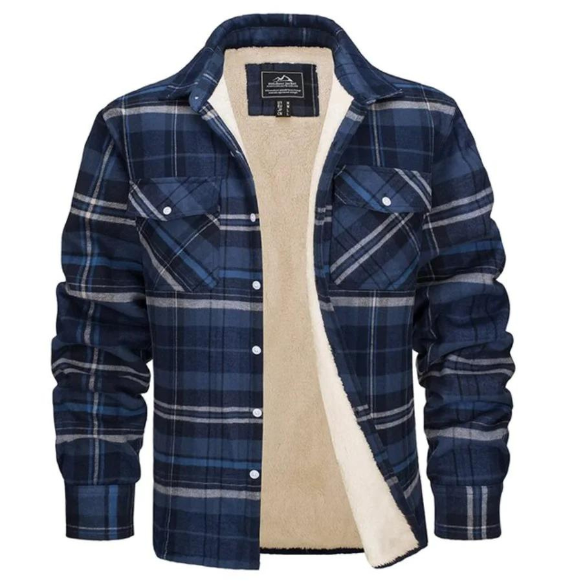 Men's Fleece-Lined Shirt - Autumn Edition
