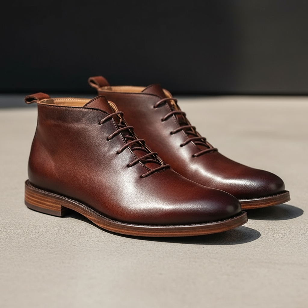 Men's Leather Ankle Boots