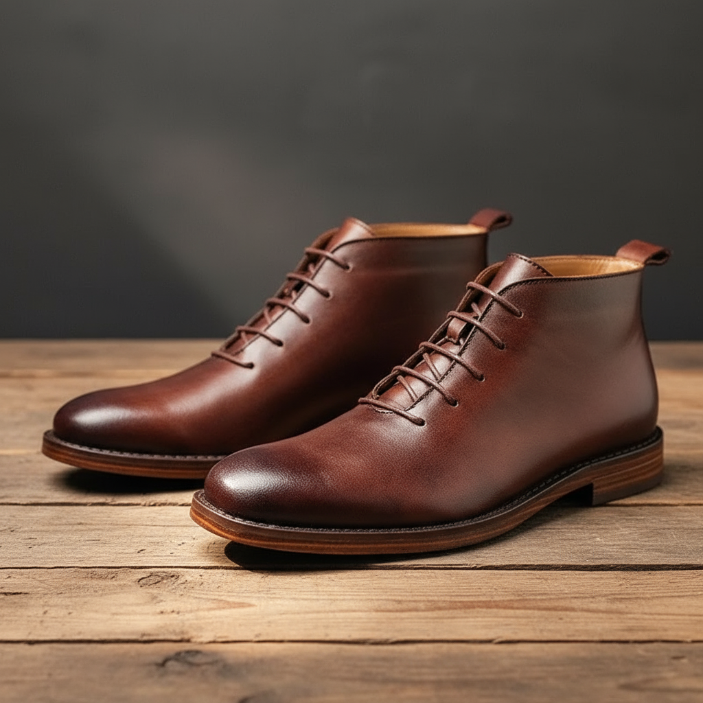 Men's Leather Ankle Boots