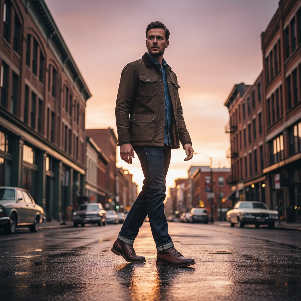 Men's Leather Ankle Boots