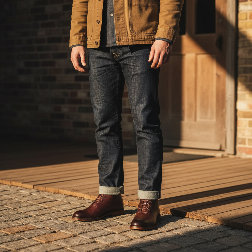 Men's Leather Ankle Boots