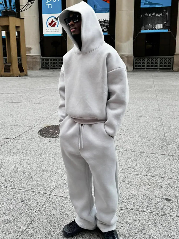 Men's Oversized Tracksuit with Hoodie & Joggers