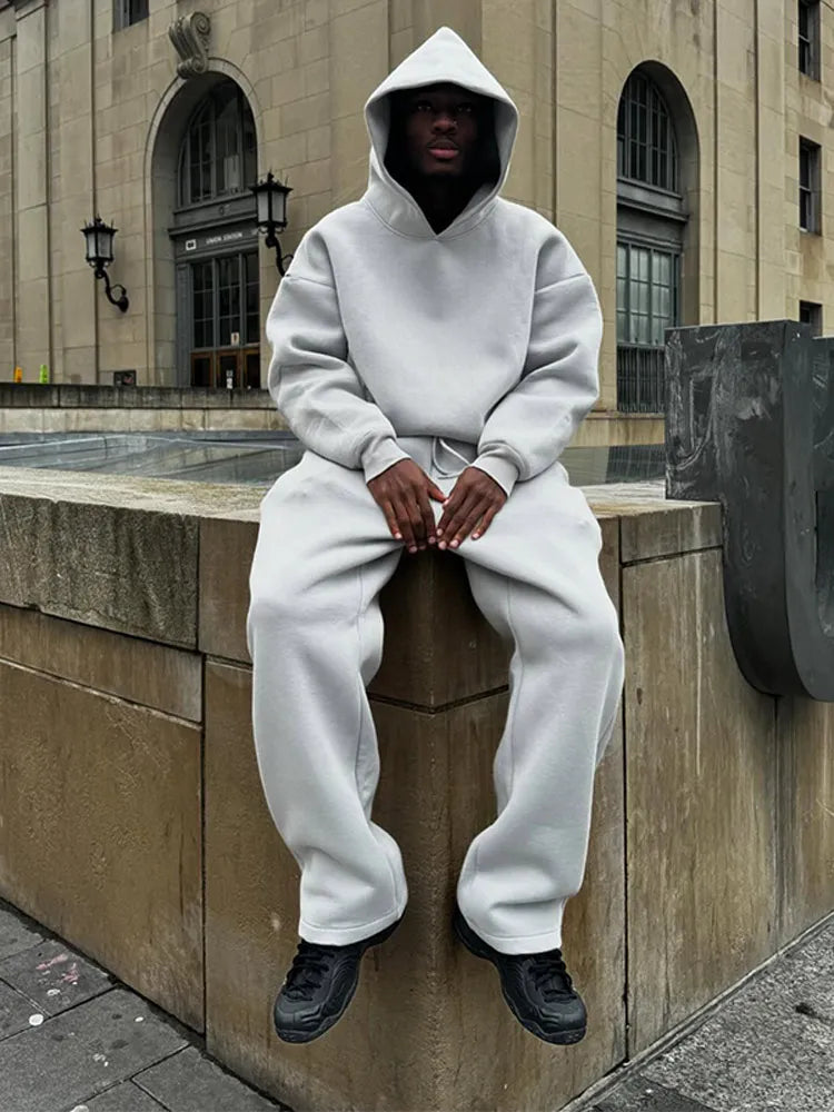 Men's Oversized Tracksuit with Hoodie & Joggers