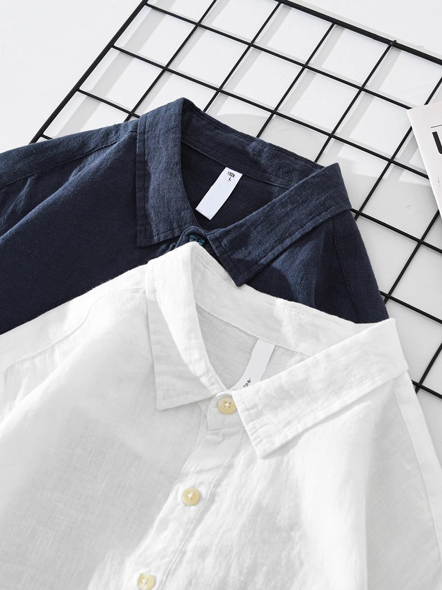 Men's Relaxed Fit Popover Casual Shirt