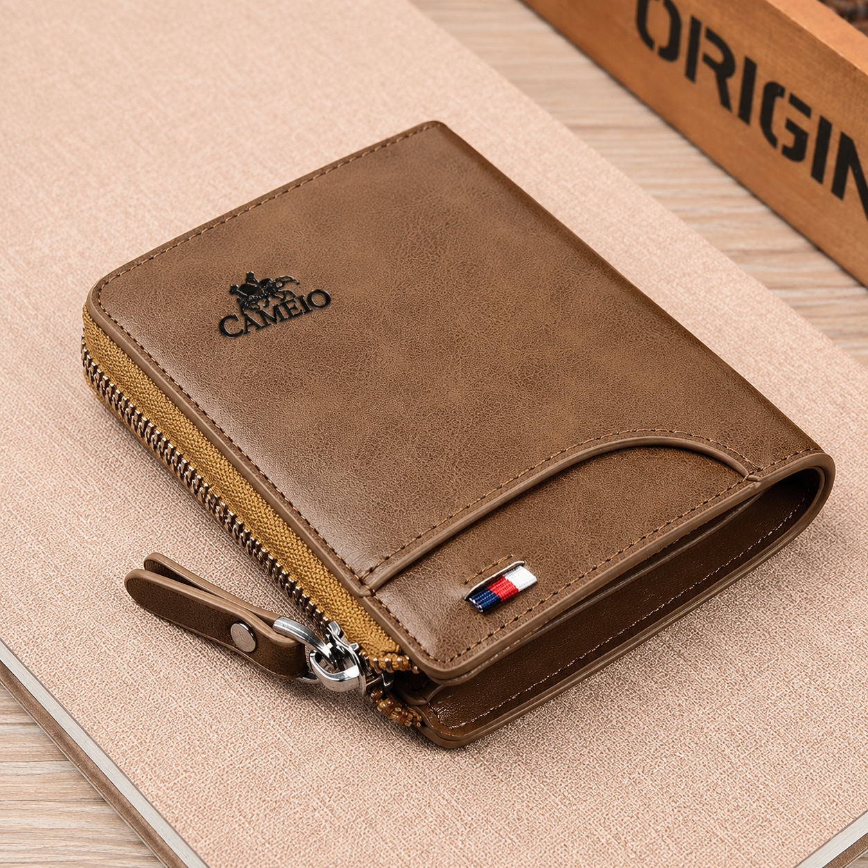 Men's RFID-Blocking Wallet with Elegant Design