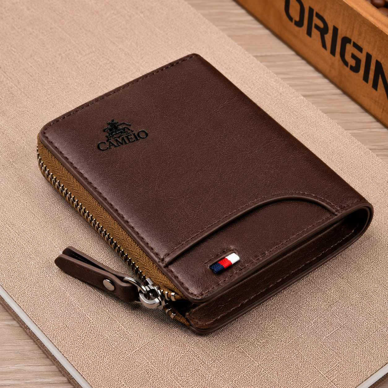 Men's RFID-Blocking Wallet with Elegant Design