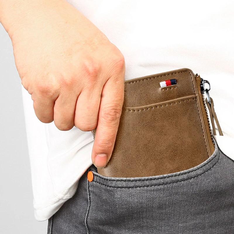Men's RFID-Blocking Wallet with Elegant Design