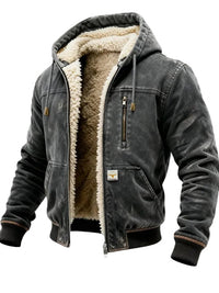 Men's Rugged Warm Jacket with a Comfortable Fit