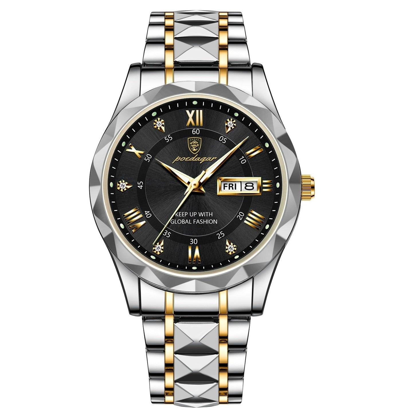 Men's Stainless Steel Luminous Watch
