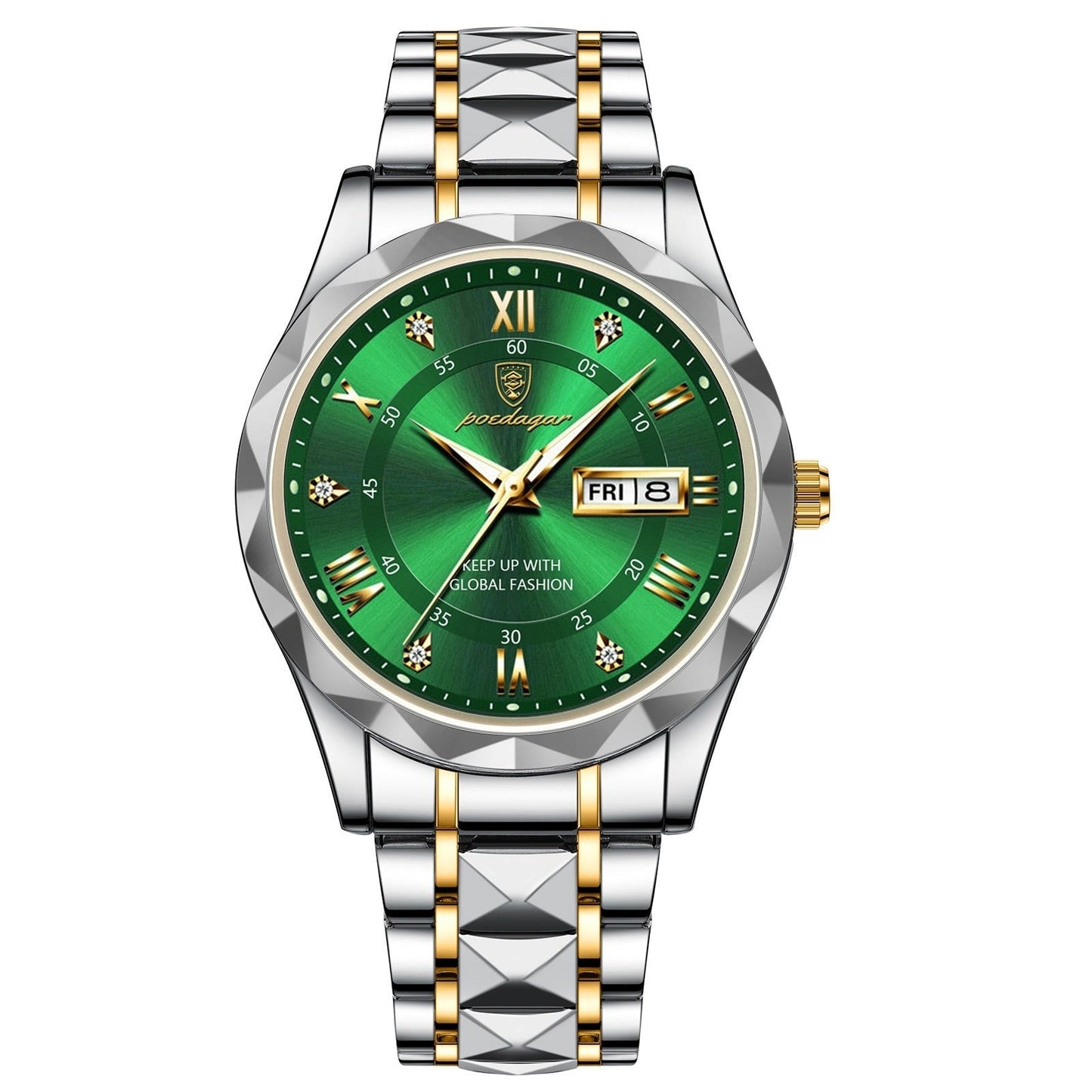 Men's Stainless Steel Luminous Watch
