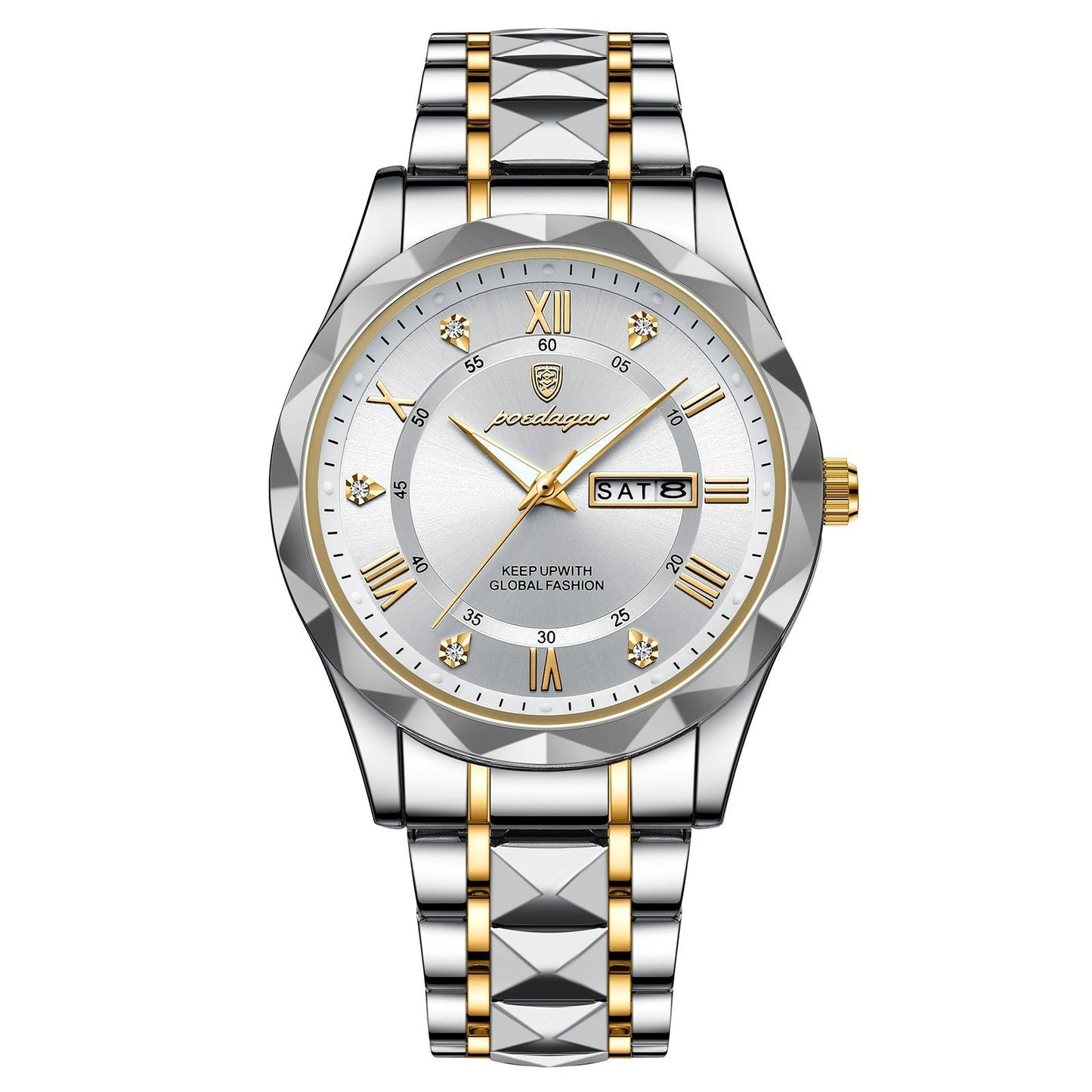 Men's Stainless Steel Luminous Watch