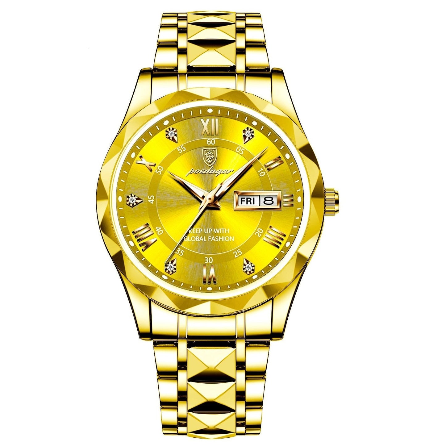 Men's Stainless Steel Luminous Watch