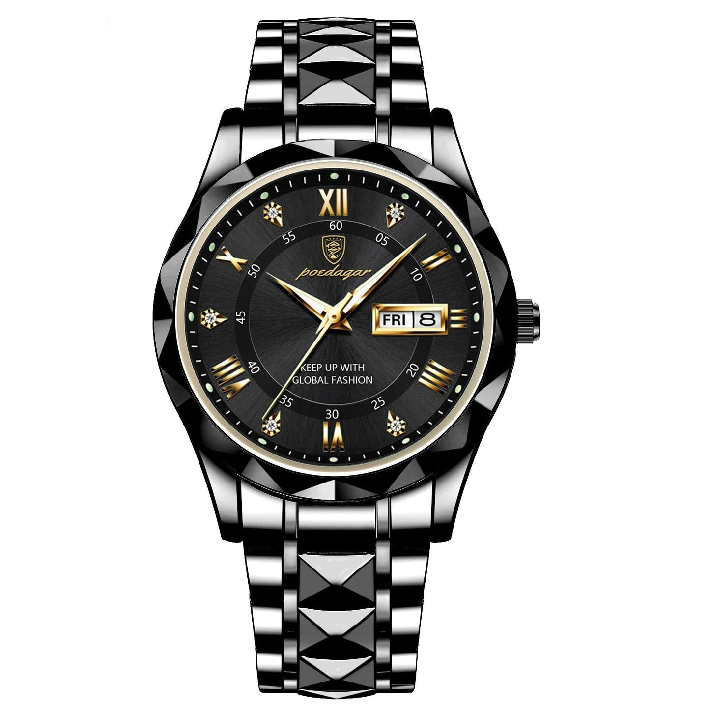 Men's Stainless Steel Luminous Watch