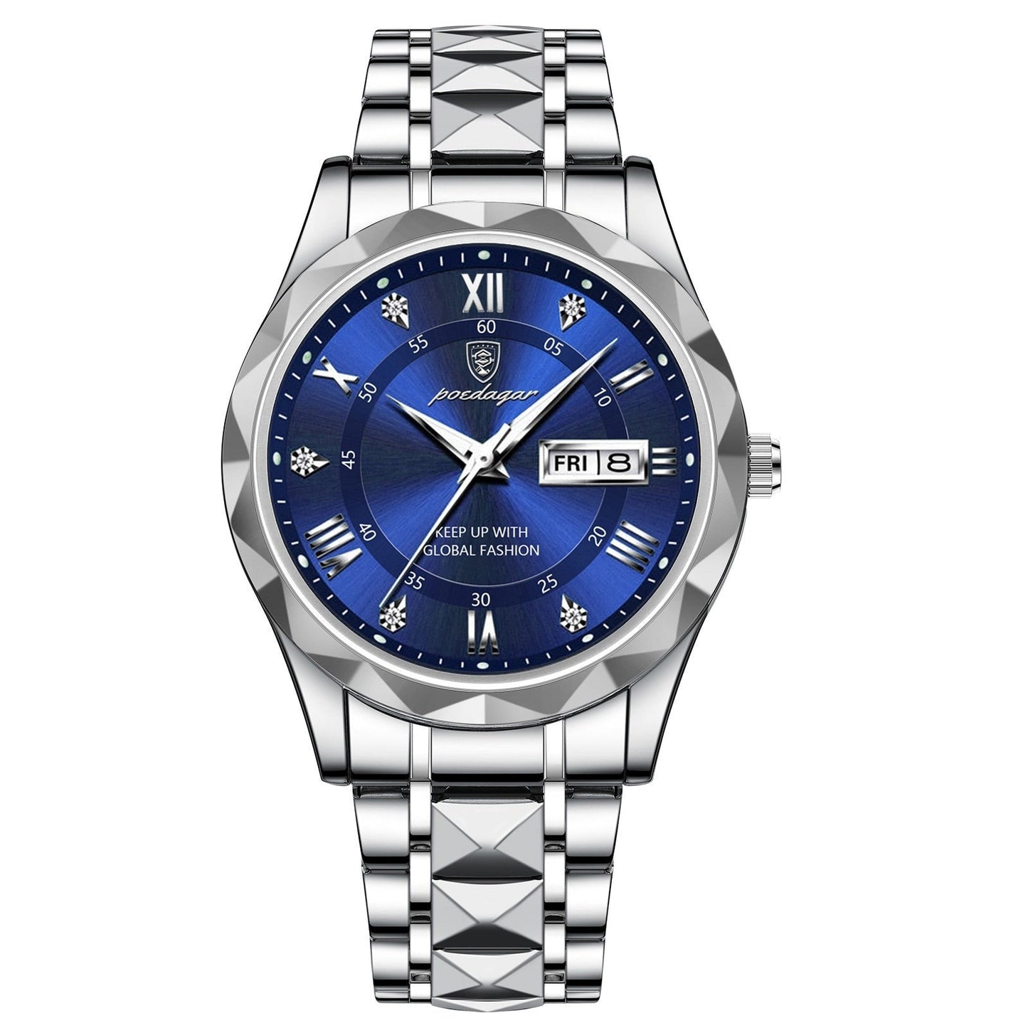 Men's Stainless Steel Luminous Watch