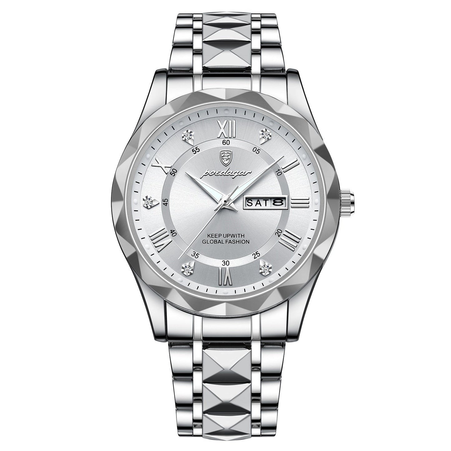 Men's Stainless Steel Luminous Watch